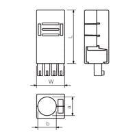 Weidmuller 1005380000 Terminal Block Tools & Accessories BCZ 3.81 AH13 BK BX