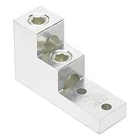 Panduit LAM2SB750-38-1Y Mechanical ALUM MECH LUG 2H 2BRL 3/0 AWG 3/8
