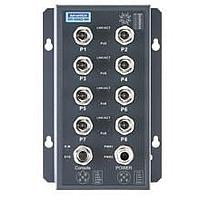 Advantech EKI-9508G-MPH-AE Unmanaged Ethernet Switches EN50155 M12 8GE PoE Managed Sw, 72-110V