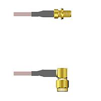 Amphenol Custom Cable Q-2X035000R009i RF Cable Assemblies SMA-SJB/SMA-RP G316D 9I