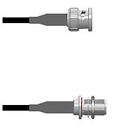 Amphenol Custom Cable Q-0L01X0008048i RF Cable Assemblies BNC-SP/N-SJB RG58 48I