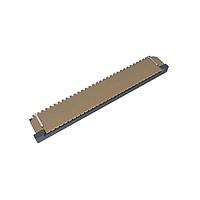 Amphenol FCI SFW30R-2STAE1LF Board Mount 1.00mm Flex Connector, SFW-R series, 30 Position, Top side Contact, Side Entry Surface Mount ZIF Connector, Lead Free, Selective Gold plated Terminals with Tin-plate Solder-tail.