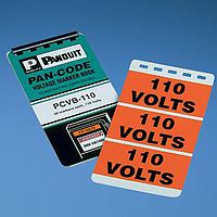 Panduit PSSB-13 Safety Sign DANGER HIGH VOLTAGE 30/BOOK 1.5X3.25