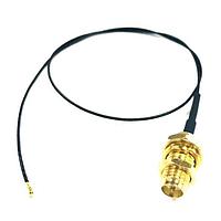 Pulse Electronics W9037BD0200 RF Cable Assemblies Jumper RP SMA-F-IPEX MHF4 200mm