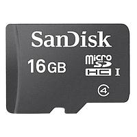 SanDisk SDSDQAB-016G-K MicroSD Cards 16GB UHS C4 MicroSD w/ Case + Adapter
