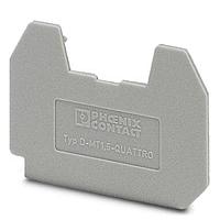PHOENIX CONTACT 3002982 Cover, End D-MT 1 5-QUATTRO GRAY END COVER
