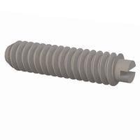 Essentra Components 010440S043 Set Screw Set Screw, Slotted Head, #4-40 Thread, 7/16 Lg
