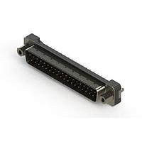 EDAC 627-037-220-217 D-Sub Connectors - Standard Density Vertical Plastic Body D-Sub Connector