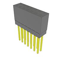 Samtec ESQ-107-14-G-D Sockets Elevated Socket Strip