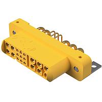 Amphenol Positronic GFSH109F47B/AA Connectors GFSH Series 19 Position Socket (Female) Solder Tail Mounting Bracket Power Connector