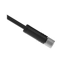 Banner Engineering PKG4MS-4.6-22 Sensor Cables / Actuator Cables Cordset: Single Ended M8; 4-pin Straight Female; 4.6 m 4x22 PVC Black Shielded; Nickel-Plated Brass Coupling Nut