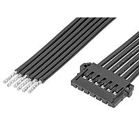 Molex 219657-2060 Discrete Wire Pico-Lock F-S OTS Cbl Assy SR 50mm Au 6Ckts Blk
