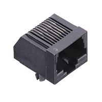 Kycon GDLX-N-88K Modular 8P8C R/A PCB BLACK LOPRO NO SHLD KEYED