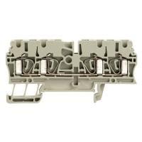 Weidmuller 1683470000 Feed Through Terminal Block ZDU 2.5/4AN GR (GY)