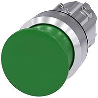 SIEMENS A6X30138915 Mushroom MUSHROOM PUSHBUTTON. 30MM. GREEN