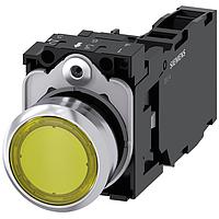 SIEMENS A6X30143661 Standard Switches ILLUMINATED PUSHBUTTON. YELLOW