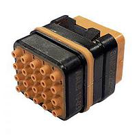 Amphenol Air LB France SIME2022PA Modular Interconnect Systems Module For crimped contacts Pin With peripheral sealing 20 contacts #22 Supplied without contact Polarization A