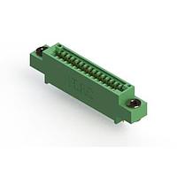 EDAC 345-015-524-603 With Flanges .100" (2.54mm) Pitch Card Edge Connector