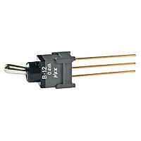 NKK Switches B12JW Toggle Switches SPDT ON-ON .248 BAT EXTENDED PC .4VA