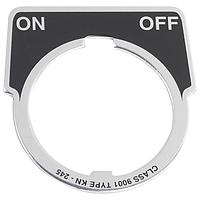 Square D 9001KN245 Legend 30MM LEGEND PLATE ON-OFF