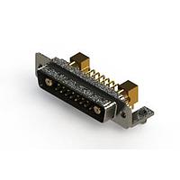EDAC 629-17W2240-7T3 Mixed Contact D-Sub Connectors Right-angle Power Combo D-Sub Connector