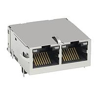 TRP Connector 1840572-6 Magnetic Jack MAGJACK TU 2PORT 1GBT LED PRESS-FIT