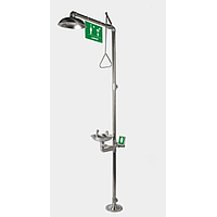 Labnori SS3001 Combination Emergency Safety Shower and Eyewash Station