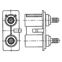 Amphenol RF FA2-NBSP-C01-9 Connectors RG174 188 316 MALE ST FAKRA SMB