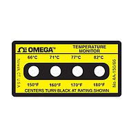 OMEGA 4A-A-150-30 Non-Reversible, Four point Horizontal Temperature Label (180 °F)