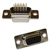 NorComp 195-015-113L001 High Density D-Sub Connectors VERT 15POS ML Steel