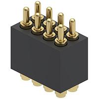 Mill-Max 855-22-008-30-001101 Spring-Loaded 8P 2R SURFACE MT .252 HEIGHT CONN