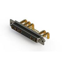 EDAC 630-17W5250-4NA Mixed Contact D-Sub Connectors Right-angle Power Combo D-Sub Connector