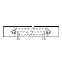AirBorn WG104PR7SY-G93 Connectors 3 Row RA Thru Hole Plug