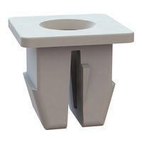 Essentra Components 60SGN01014 Grommet Nut Grommet Nut, .250x.270 Hole, .062-.155 Panel Thk