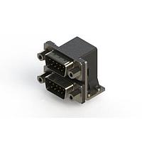 EDAC 661-009-664-053 Dual Port D-Sub Connectors Right-angle Dual Port D-Sub Connector