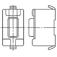 PANASONIC EVQ-5PN04K Light Touch Switches FLAT ACT 2.4NF 6x3.5x4.3mm