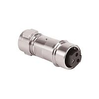 Bulgin PXM6011/04P/CR/0910/SN Cable Connectors 6000 SERIES INLINE CONNECTOR 4 POLE PLUG