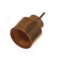 Radiall R201645700 Panel Receptacles SMPM / HERMETIC STRAIGHT MALE RECEPTACLE SOLDER MOUNT SMOOTH BORE