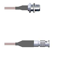 Amphenol Custom Cable Q-2500Y000H048i RF Cable Assemblies N-SJB/HDBNC-SP G142 48I