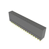 Samtec ESW-117-12-G-D Stackthrough .100" Elevated Socket Strip