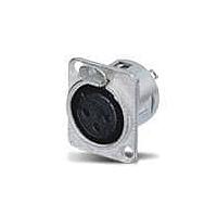 NEUTRIK NC3FDM3-L-1 Receptacles 3P F RECEPT DL1 SER SODR CUPS NCK/SIL