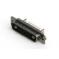 EDAC 627-17W2624-5NA Mixed Contact D-Sub Connectors Vertical Combo Dsub