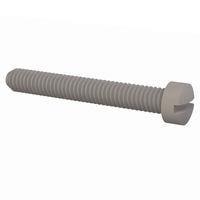 Essentra Components 010640F100 Machine Screw Fillister Slotted Screw, #6-40 Thread, 1 Lg