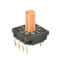 NKK Switches FR01KC16P-W-S Rotary Switches 16 POS COMP PLASTIC SHAFT STRT PC WSHBLE