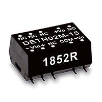 MEAN WELL DETN02M-05 Isolated 2W +/-5V +/-20-200mA 12Vin SMT Iso Unreg
