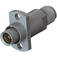 Amphenol SV Microwave SF1114-6005 RF Adapters - Between Series BMMA F to SMA F Flange Mount Adapter