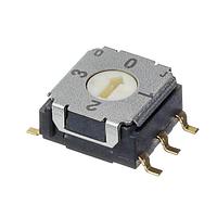 Nidec Components CS-7-14MB Rotary Switches smd selector 1 pole,4 throw,gull w, non-short,detent