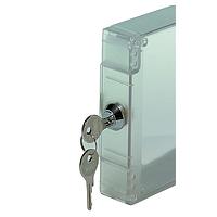 BOPLA 39501000 Hardware HINGE, LID, FRONT, COMBICARD, 173 X 45 X 13MM, ABS, RAL 7035