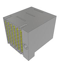 Samtec EBTF-6-12-2.0-S-RA-1-R Receptacles ExaMAX 2.00 mm High-Speed Backplane Right-Angle Receptacle