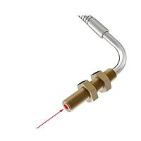 Banner Engineering IAT26SMVF1.1X.8 Glass Fiber Sensors Glass Fiber; Individual 0.125 in Dia. Bundle; Right-Angle with 5/16 - 24 Threaded Tip; Stainless Sheathing 72 in; For use in Vacuum/No Epoxy Used